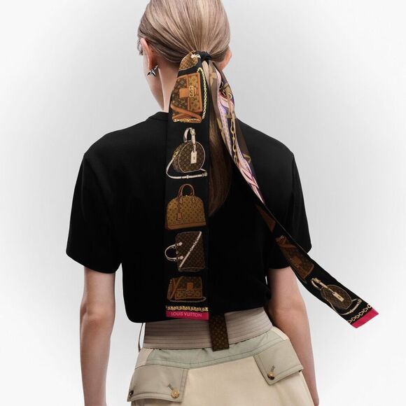 Louis Vuitton Tribute To Silk Bandeau Excellent Condition One Size Authentic - Picture 4 of 12